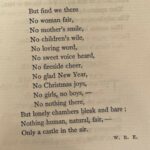 A poem signed W. R. E.